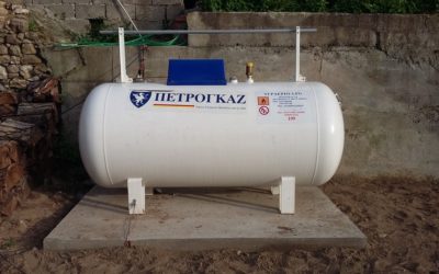 Εγκατάσταση δεξαμενής υγραερίου